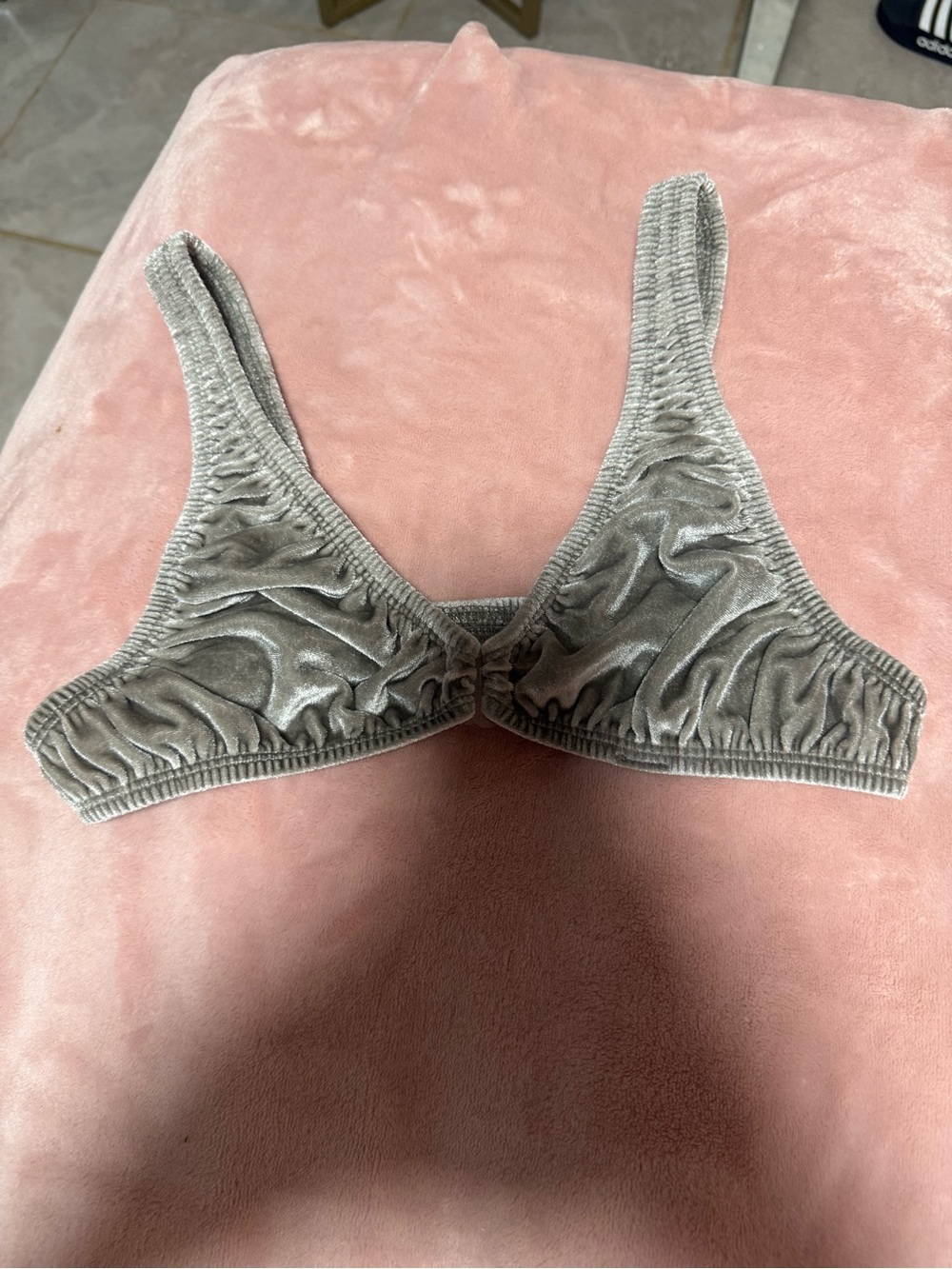 SKIMS Velvet Scoop Bralette in Taupe